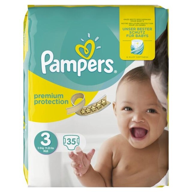 Product image 1 of Pampers Baby Dry Maat 3, 2x35 stuks