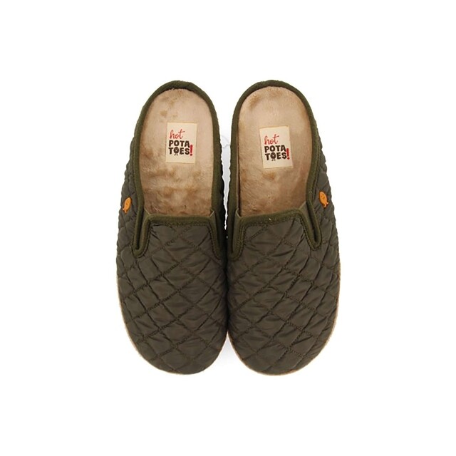 Product image 1 of Hot Potatoes Heren Pantoffels 70179 Khaki - maat 43