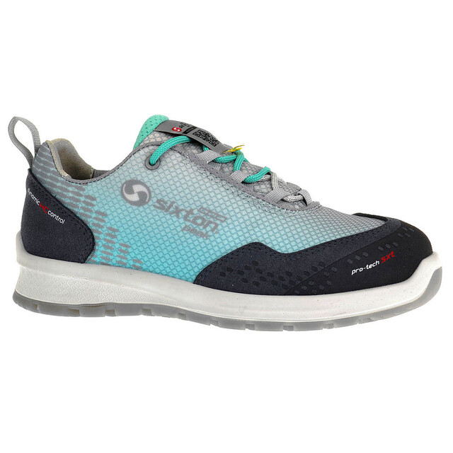 Product image 1 of Sixton Peak Werkschoenen Cima S3 ESD Groen/Grijs Maat 35