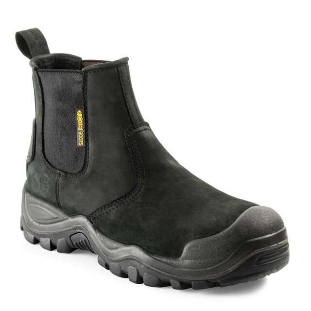 Product image 1 of Buckler Werkschoenen BSH006BK S3 Instapper Zwart Maat 44