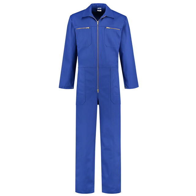 Product image 1 of De Boer Katoen Rally Overall Korenblauw Maat 60