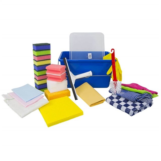 Product image 1 of Betra Basisset Schoonmaakartikelen Met Emmer Blauw