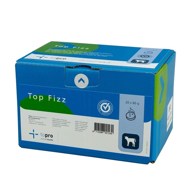 Product image 1 of Topro Top Fizz Bruistabet - 20 x 1 tabs (60gr)
