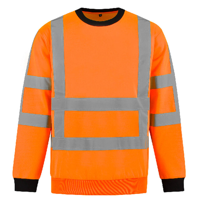 Product image 1 of De Boer Hi-Vis Sweater RWS Oranje Maat M