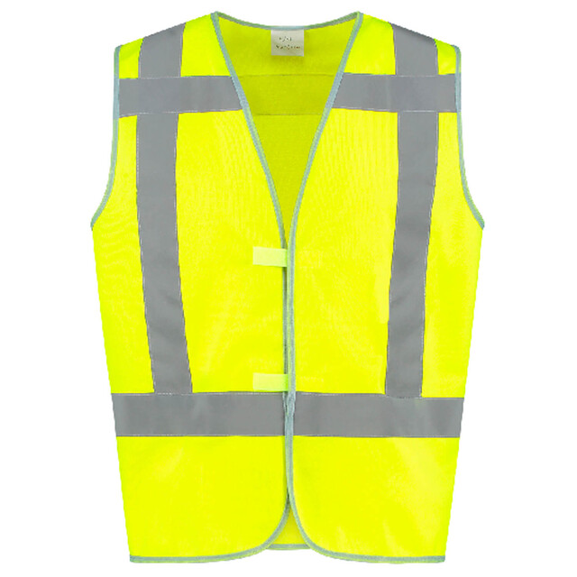 Product image 1 of De Boer Hi-Vis RWS Veiligheidsvest Geel Maat 140-152