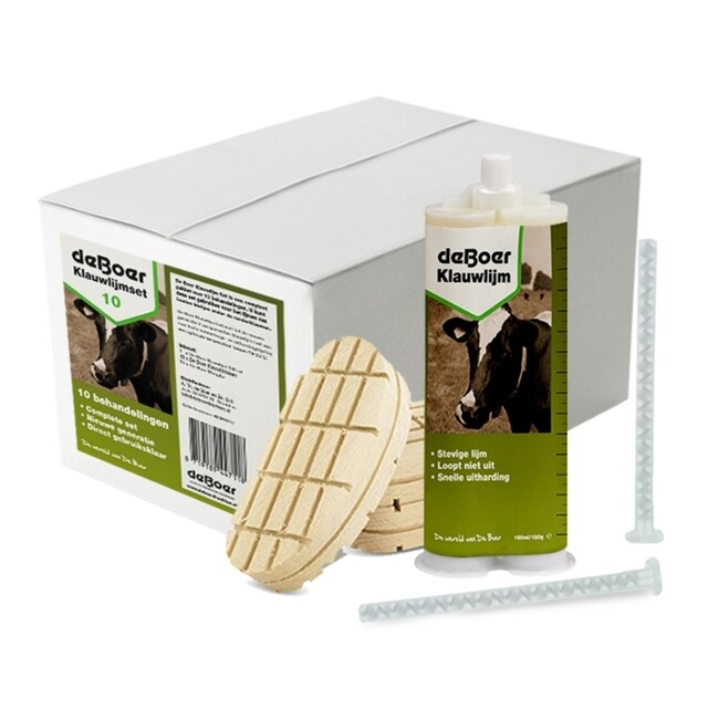 Product image 1 of De Boer Klauwlijmset - 160 ML - 10 Behandelingen