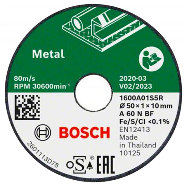 Product image 1 of Bosch Slijpen/Borstelen 3x Slijpschijf for metal 50mm