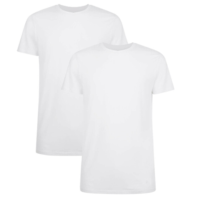 Product image 1 of Bamboo Basics T-Shirt Ruben 2-Pack Wit Maat M