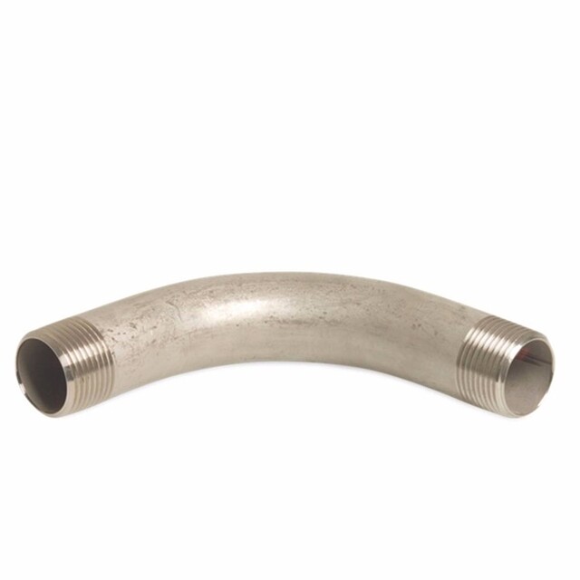 Product image 1 of RVS Nr. 3 - Bocht uit buis 90° buitendraad 3/4 inch