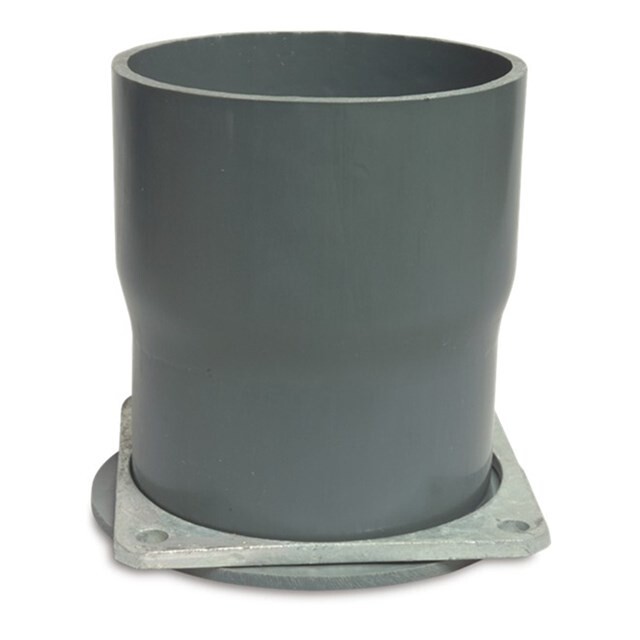 Product image 1 of Overgangsstuk PVC/staal 6" x 160 mm flens MZ x lijmmof