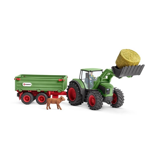 Product image 1 of schleich Farm Life FARM WORLD Tractor met aanhanger 42379