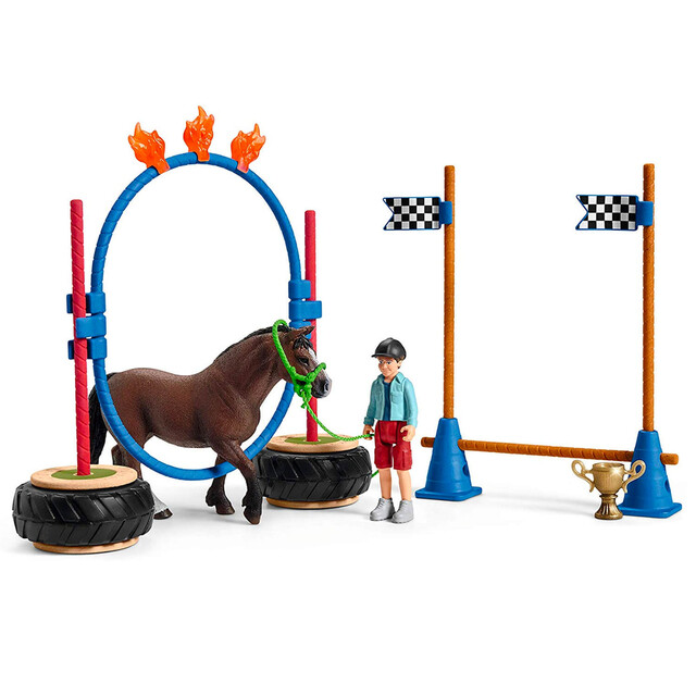 Product image 1 of schleich FARM WORLD Pony agility wedstrijd - 42482