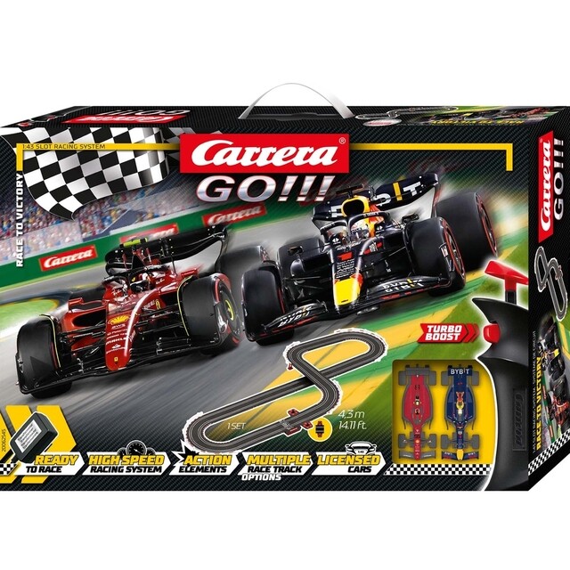 Product image 1 of Carrera Racebaan "Race to Victory" - Max Verstappen, Carlos Sainz