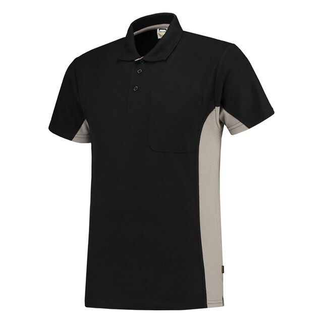 Product image 1 of Tricorp Poloshirt Workwear 202002 180gr Zwart/Grijs Maat M