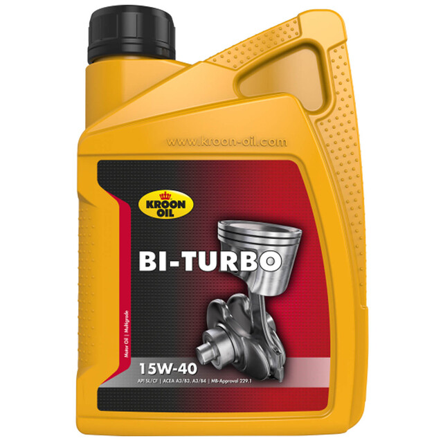 Product image 1 of Kroon-Oil Bi-Turbo 15W-40 1 Liter