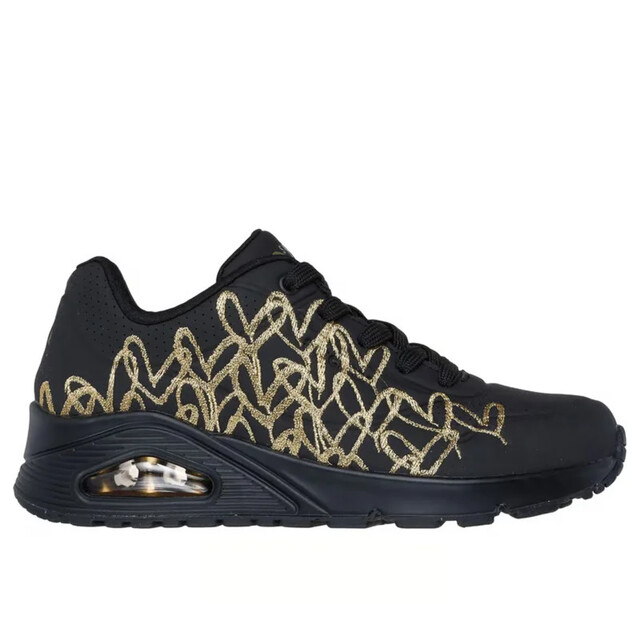 Product image 1 of Skechers JGoldcrown Uno Golden Heart Dames Sneakers Goud - maat 38