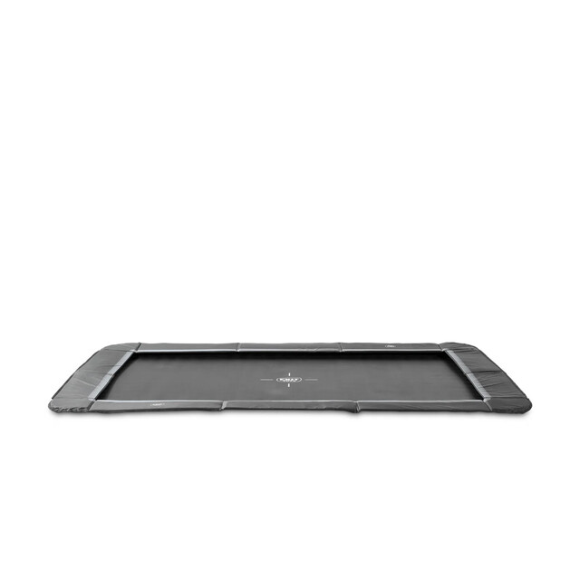 Product image 1 of EXIT Interra Groundlevel Sports Trampoline 244x366cm - Zwart