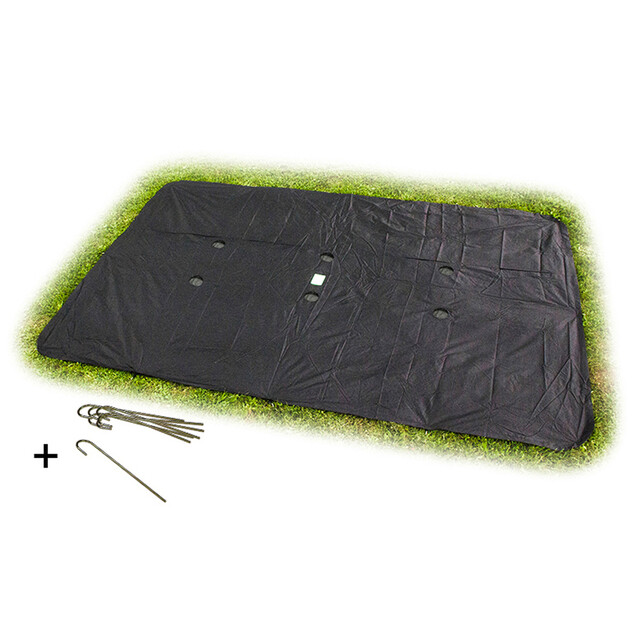 Product image 1 of EXIT Trampoline Afdekhoes Groundlevel Zwart - 244 x 427 cm