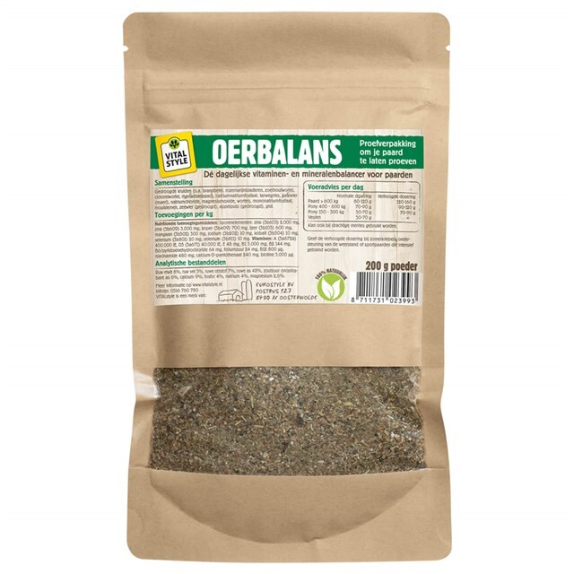 Product image 1 of VITALstyle OerBalans Poeder Proefzakje 200 Gram