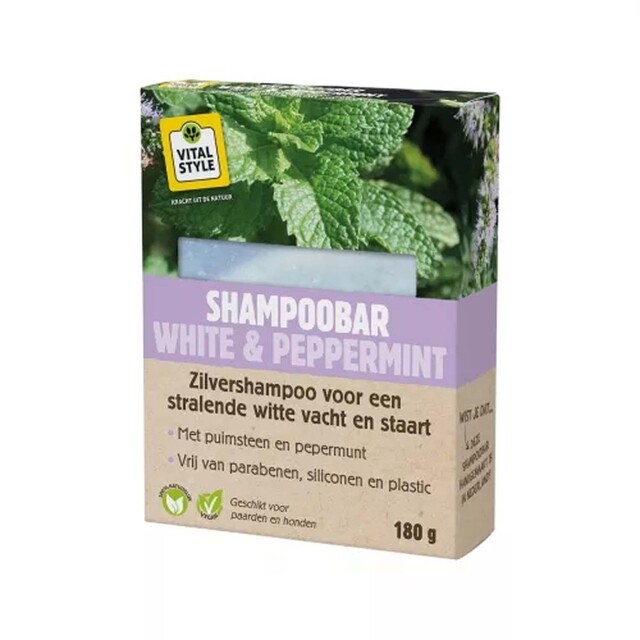 Product image 1 of Vitalstyle Shampoobar White & Peppermint Zilvershampoo