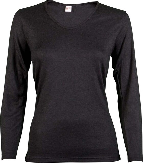 Product image 1 of Beeren Thermo Dames T-Shirt Lange Mouwen Zwart L