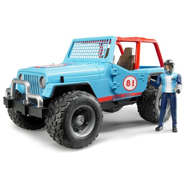 Product image 1 of Bruder 02541 - Jeep Cross Country Racer Blauw 1:16