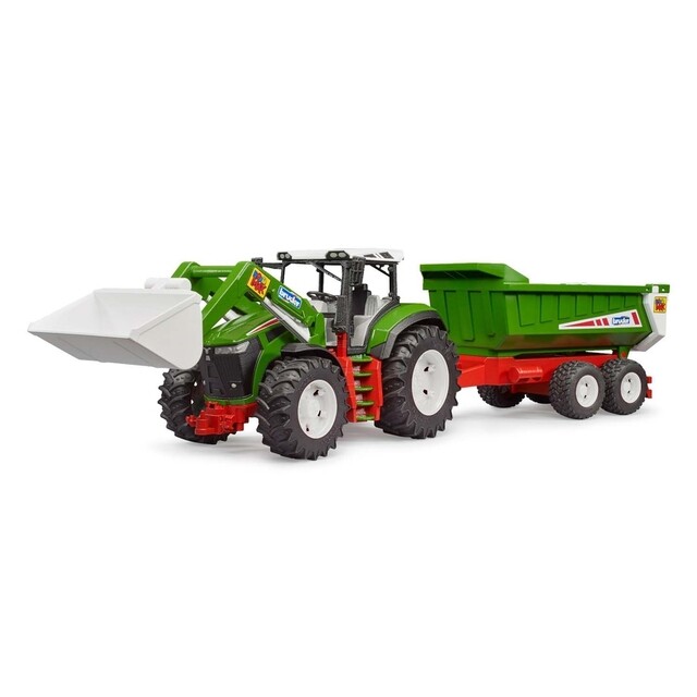 Product image 1 of Bruder - ROADMAX Tractor 1:16 - Met Voorlader En Kiepwagen