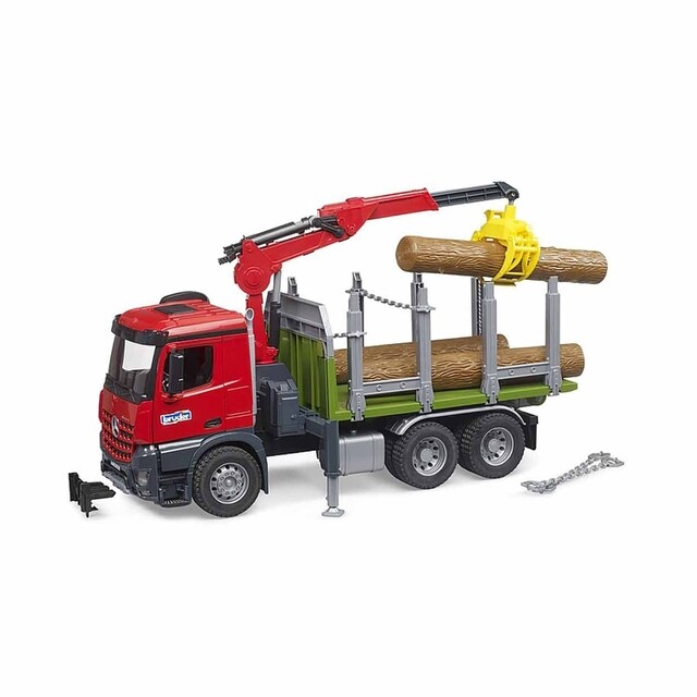 Product image 1 of Bruder 03669 - MB Arocs Houttransportwagen