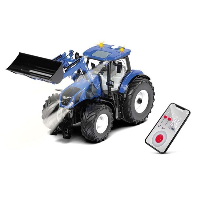 Product image 1 of Siku 6797 - New Holland T7.315 Met Frontlader En Besturing Via De App 1:32