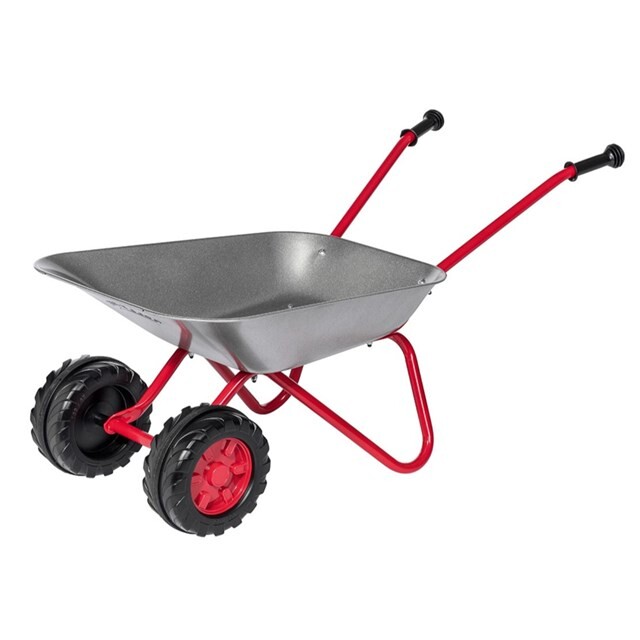 Product image 1 of Rolly Toys Kinderkruiwagen Staal - zilver/rood