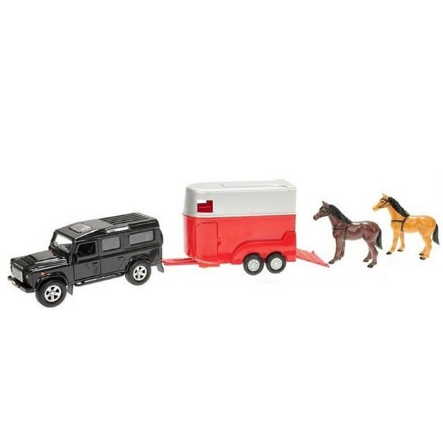 Product image 1 of Kids Globe Land Rover met Paardentrailer