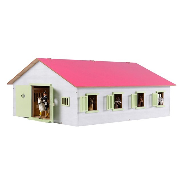 Product image 1 of Kids Globe 610189 - Paardenstal met 7 Boxen 1:24