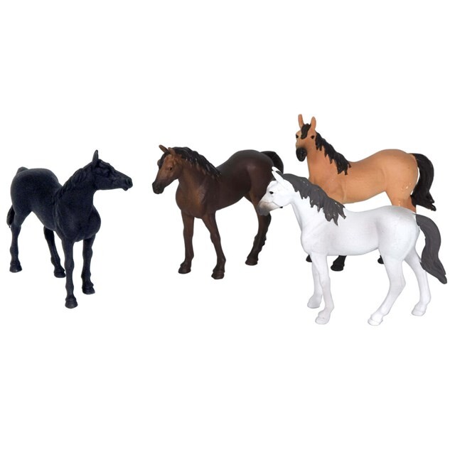 Product image 1 of Kids Globe 353035 - Paarden (4x) 1:32