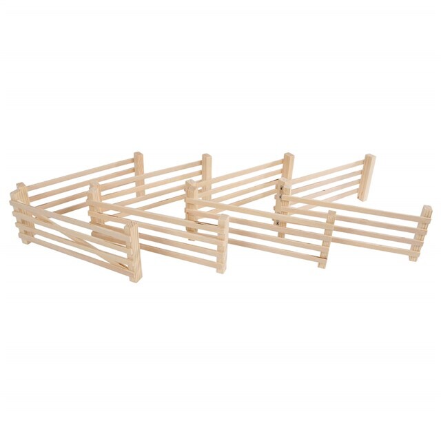 Product image 1 of Kids Globe 610226 - Houten Hekken 8 Stuks 1:24