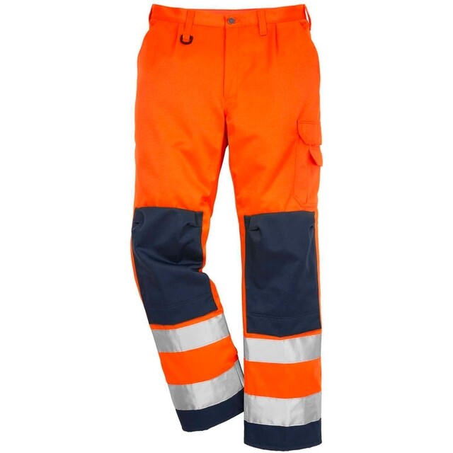 Product image 1 of Fristads Kansas Hi-Vis Broek 2001 THGl Oranje/Marine Maat 54