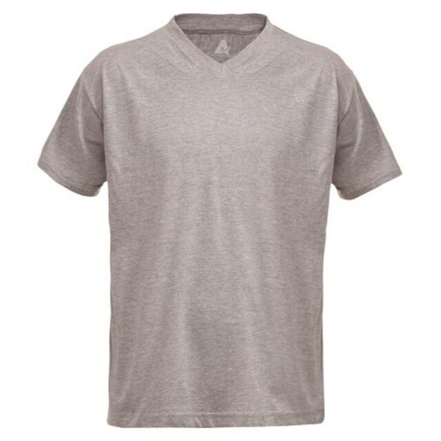 Product image 1 of Acode T-shirt Basecamp 100241 150gr V-Hals Greymelange Maat L