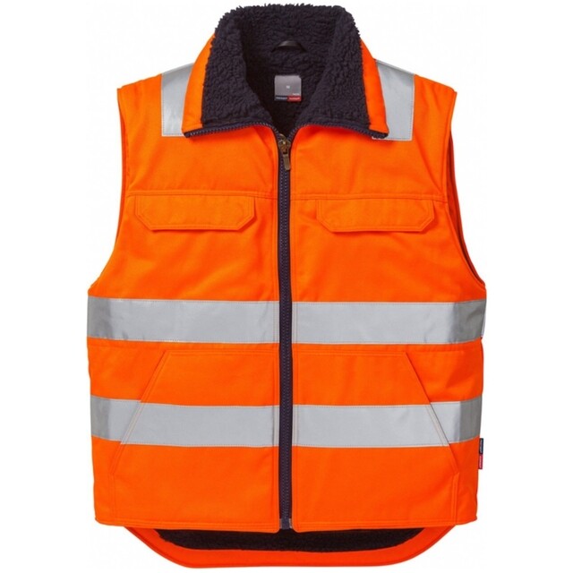 Product image 1 of Fristads Hi-Vis Bodywarmer 544 BT Oranje Maat XL