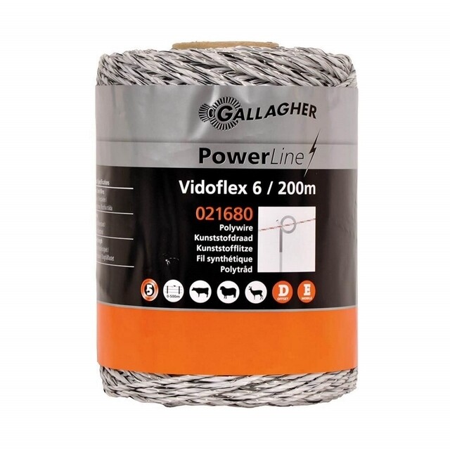 Product image 1 of Gallagher Schrikdraad (1000 Meter / Wit) - Vidoflex 6