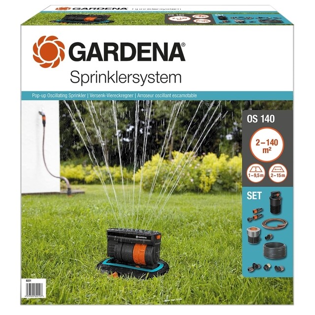 Product image 1 of GARDENA Verzonken Zwenksproeier Set OS140