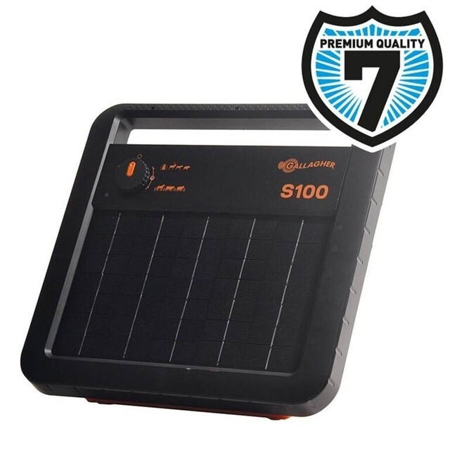 Product image 1 of Schrikdraadapparaat S100 Solar (Incl. Gratis Grondpen) - Gallagher