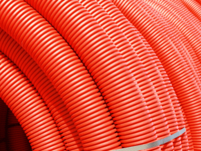 Product image 1 of Kabelbeschermingsbuis PE Rood 50mm x 50m