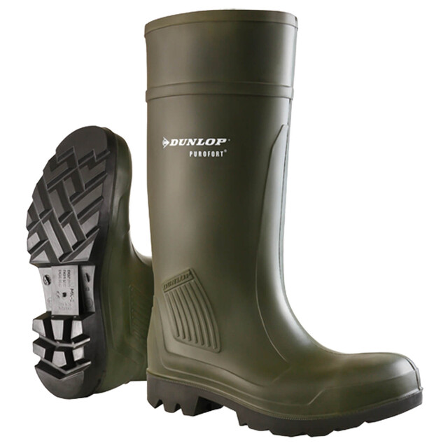 Product image 1 of Dunlop Werklaars Purofort Professional Onbeveiligd Groen Maat 43 D46008430