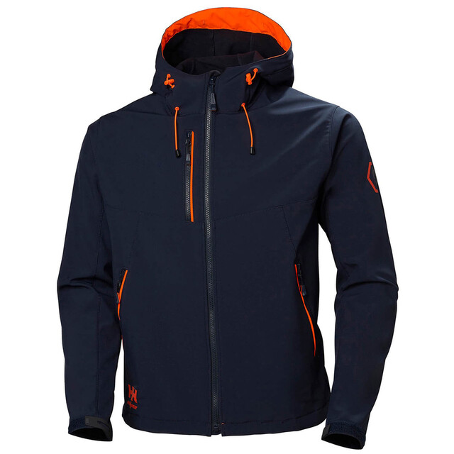 Product image 1 of Helly Hansen Softshell Jas Chelsea Hooded Marine Maat M