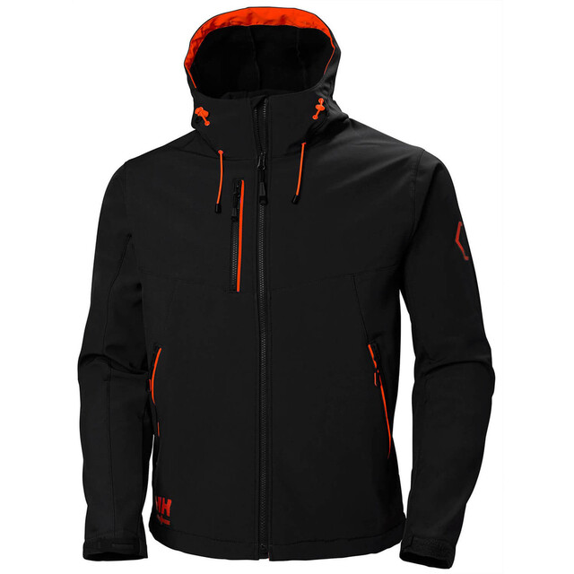 Product image 1 of Helly Hansen Softshell Jas Chelsea Hooded Zwart Maat L