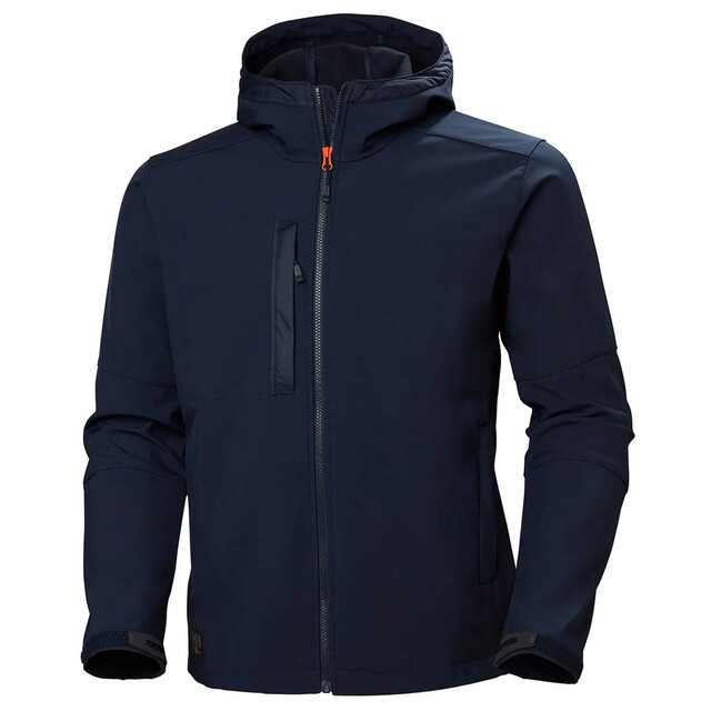 Product image 1 of Helly Hansen Softshell Jas Kensington Evo Hooded Marine Maat L