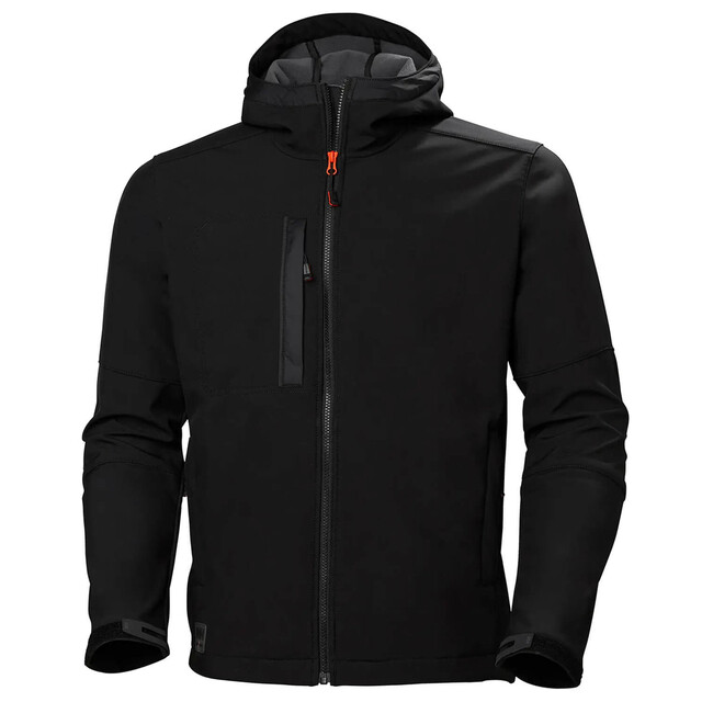 Product image 1 of Helly Hansen Softshell Jas Kensington Evo Hooded Zwart Maat M