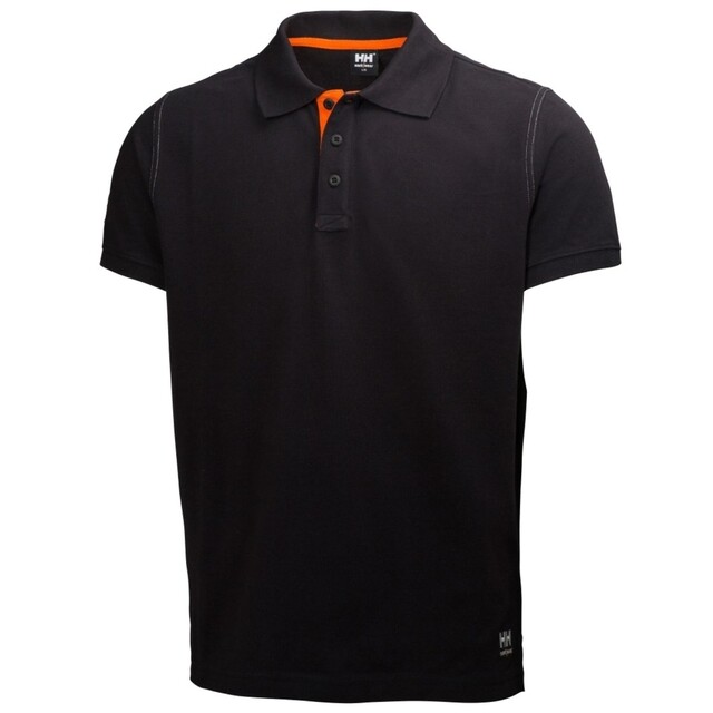 Product image 1 of Helly Hansen Poloshirt Oxford 79025 210gr Zwart Maat 2XL