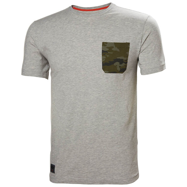 Product image 1 of Helly Hansen T-Shirt Kensington Evo Grijs/Camo Maat XXL