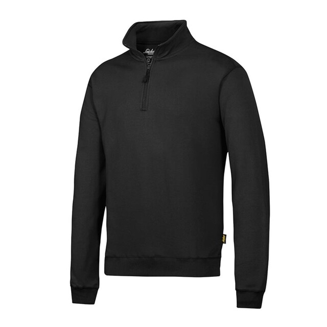 Product image 1 of Snickers ½ Zip Sweatshirt 2818 Zwart (0400) Maat XL