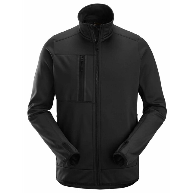 Product image 1 of Snickers Allroundwork Fleece Jack Met Rits Xs Zwart